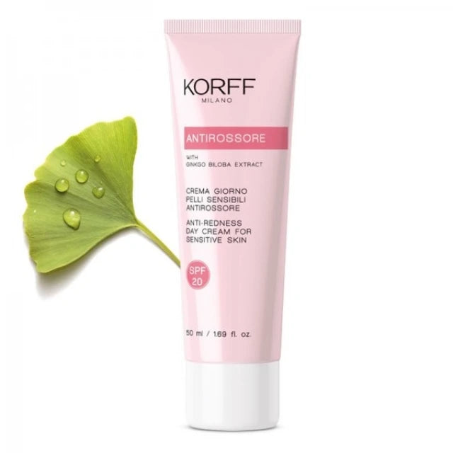 KORFF Κρέμα Προσώπου Κατά Της Ερυθρότητας SPF 20 Anti-Redness Κρέμα Ημέρας Sensitive Skin SPF 20 Antirossore Korff 50 ml