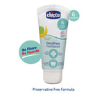 CHICCO Οδοντόπαστα με γεύση Μήλο-Μπανάνα 6+ 50ml