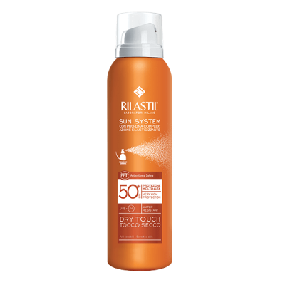 RILASTIL Sun System Dry Touch milk spray SPF50+ ευαίσθητο δέρμα 200 ml