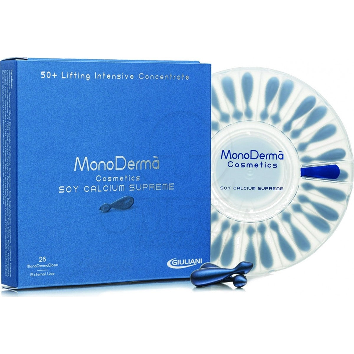 MONODERMA Soy Calcium Supreme Εντατικός Επανορθωτικός Ορός σε Μονοδόσεις 28 αμπούλες