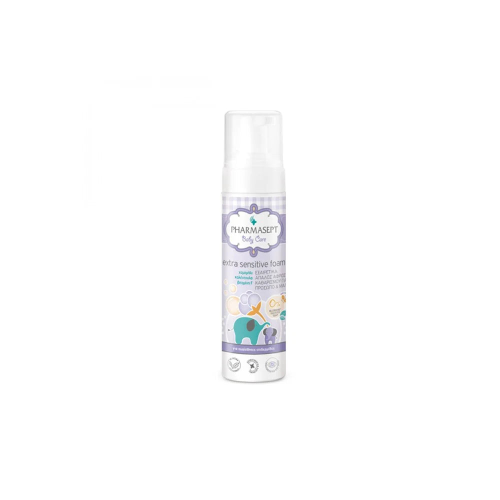 PHARMASEPT Baby Extra Sensitive Foam Αφρός Καθαρισμού 200Ml