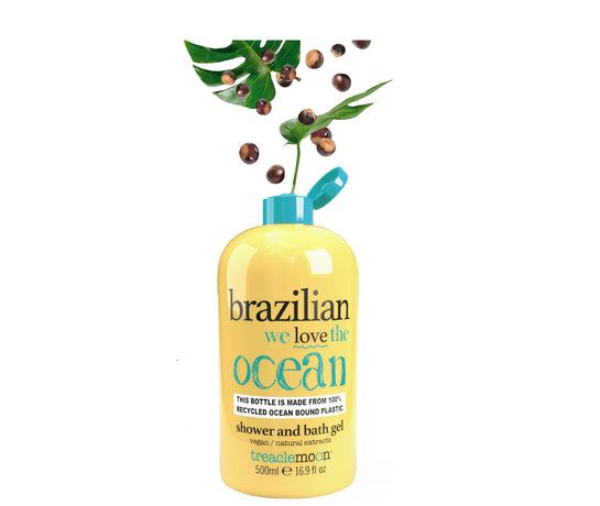 TREACLEMOON Brazilian Love Shower & Bath Gel-Αφρόλουτρο με Άρωμα Γκουαράνα, 500ml