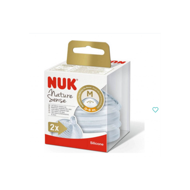 NUK Nature Sense Θηλή Σιλικόνης