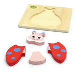 OOPS Build & Match 3D Puzzle Ξύλινο Παιδικό Παιχνίδι Παζλ, 1τμχ