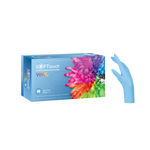 SOFT TOUCH vivid Γάντια Νιτριλίου Εξεταστικά Μπλε κουτί 100 τμχ μικρό 