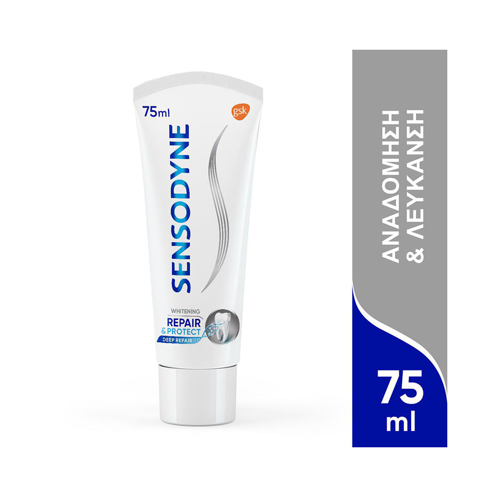 SENSODYNE Repair &amp; Protect Whitening Οδοντόκρεμα για τα Ευαίσθητα Δόντια, 75ml