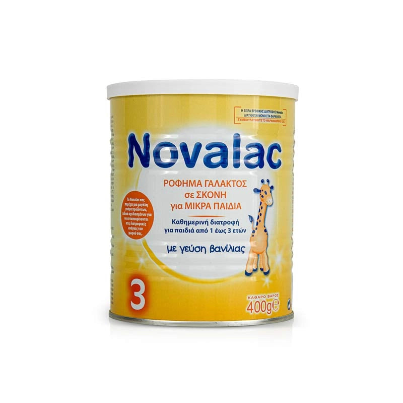 NOVALAC 3 Γάλα Σκόνη για Παιδιά μετά τον 1ο χρόνο , 400gr
