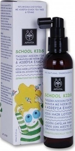 APIVITA School Kids Αντιφθειρική Λοσιόν για τα Μαλλιά με Neem Oil 150ml