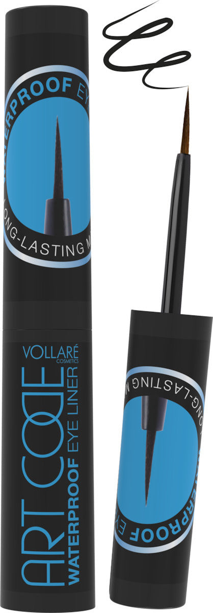 VOLLARE Cosmetics Art Code Αδιάβροχο Eyeliner Μαύρο 