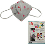 Famex Mask Kids Μάσκα για Παιδιά FFP2 ME Σχέδια 5 Τεμάχια