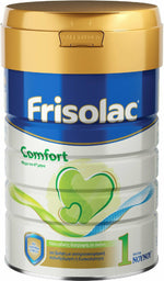 FRISOLAC 1 Comfort Ειδικό Γάλα Εως 6 Μηνών Για Βρέφη Με Γαστροοισοφαγική Παλινδρόμηση ή Δυσκοιλιότητα, 400gr