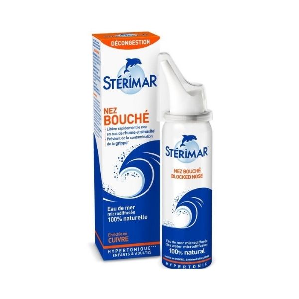 STERIMAR Blocked Nose Υπέρτονο Ρινικό Σπρέι για Παιδιά και Ενήλικες 100 ml