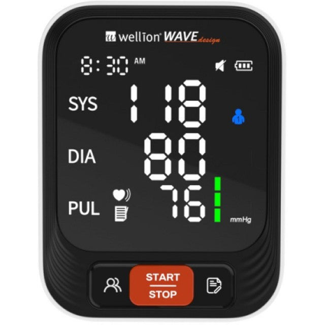 Wellion Wave Design Blood Pressure Monitor Ψηφιακό Πιεσόμετρο Μπράτσου