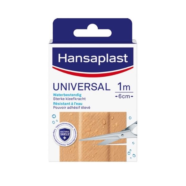 HANSAPLAST Universal Επίθεμα Πληγής 6cm x 1m αδιάβροχο , 1τμχ