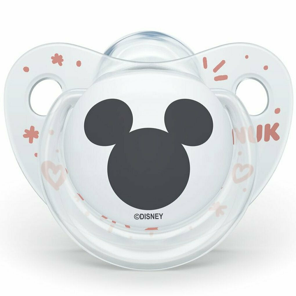 NUK Trendline Minnie & Mickey πιπίλα σιλικόνης 6-18 m, 1 τμχ