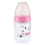 NUKFirst Choice πλαστικό με θηλή Σιλικόνης 0-6m 120ml