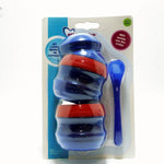 Mam Primamma Μπολ Θερμός Μπλέ -Κόκκινο 2τμχ &amp; Κουταλάκι, 7m+