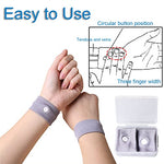 Sea Band Περικάρπιο Ενηλίκων Γκρι Κατά της Ναυτίας 2τμχ 