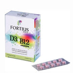GEOPLAN Fortius D3 2500 IU + B12 1000μg Συμπλήρωμα Διατροφής 30 ταμπλέτες