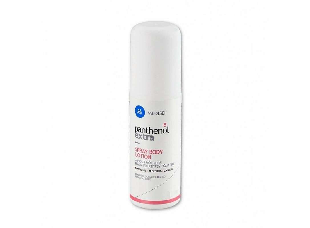 MEDISEI Panthenol Extra Spray Body Lotion 24h Ενυδατικό Σπρέι Σώματος 125ml 