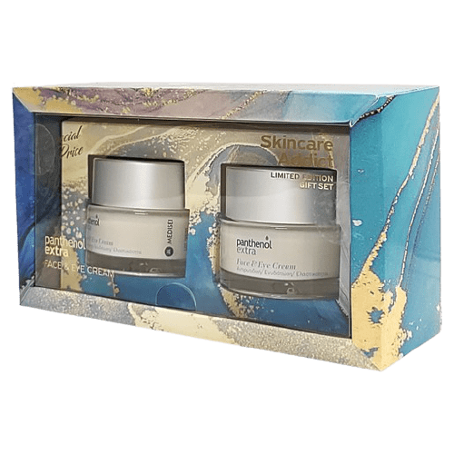 MEDISEI Panthenol Extra Πακέτο Προσφοράς Face &amp; Eye Cream Ενυδατική &amp; Αντιρυτιδική Κρέμα Προσώπου &amp; Ματιών, 2x50ml