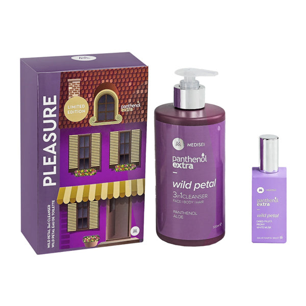 MEDISEI Promo Pleasure με Wild Petal 3in1 Cleanser 500ml &amp; Wild Petal Eau de Toilette 50ml