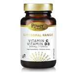 POWER HEALTH Liposomal Range Vitamin C 300mg & Vitamin D3 1000iu 30 κάψουλες