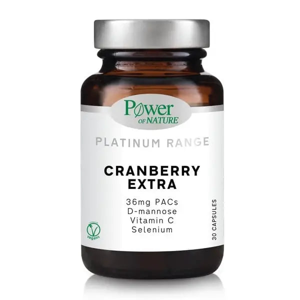 POWER HEALTH Platinum Range Cranberry Extract Φόρμουλα για την Υγεία του Ουροποιητικού 30 κάψουλες 