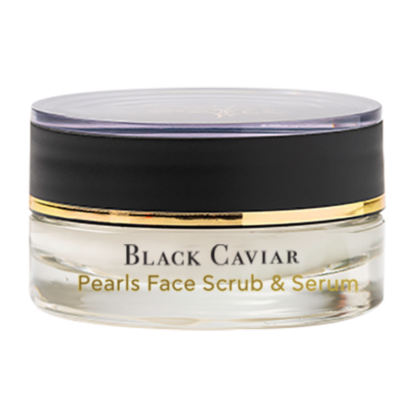 INALIA Black Caviar Pearls Face Scrub &amp; Serum Προσώπου 2σε1, 15ml 