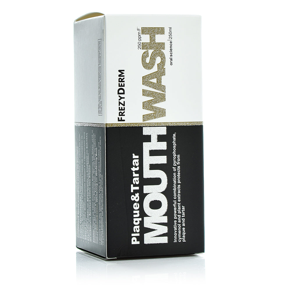 FREZYDERM Mouthwash Plaque &amp; Tartar Στοματικό Διάλυμα για την Τερηδόνα 250ml