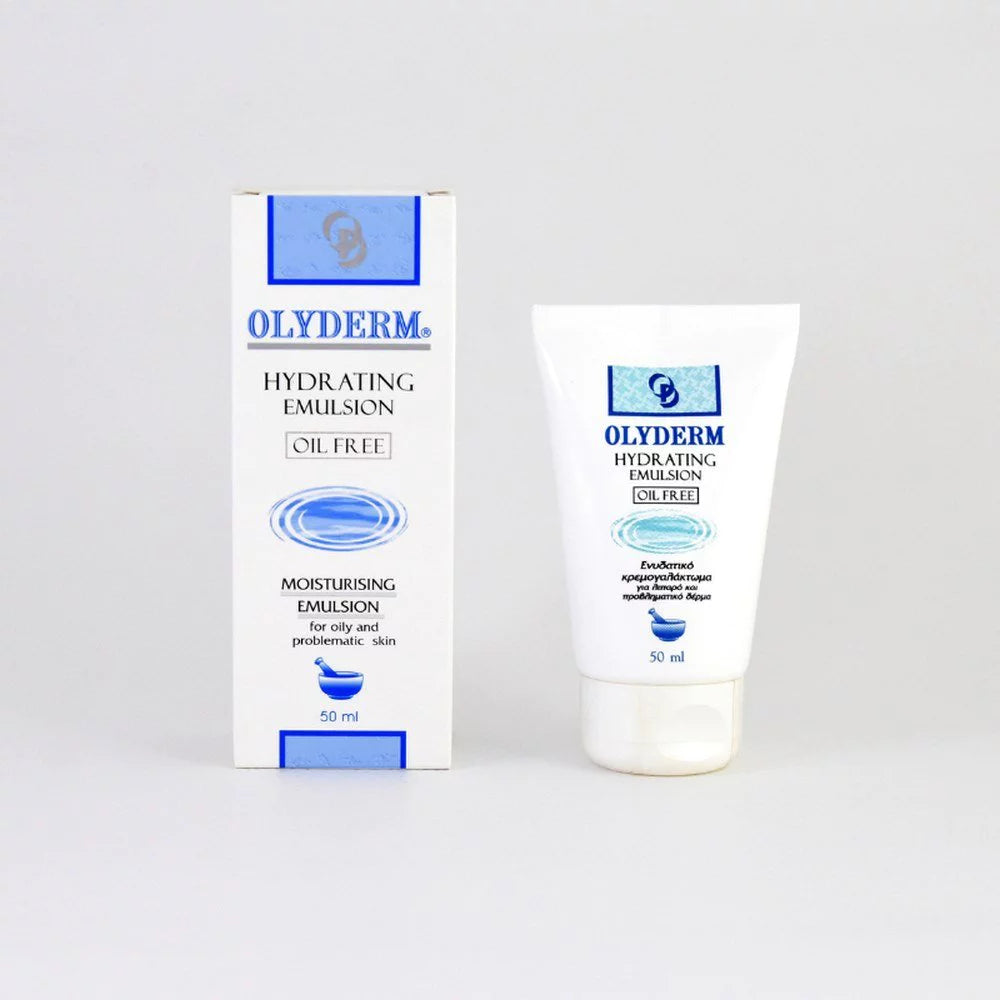 OLYDERM Hydrating Emulsion Oil Free Ενυδατικό Κρεμογαλάκτωμα, 50ml 