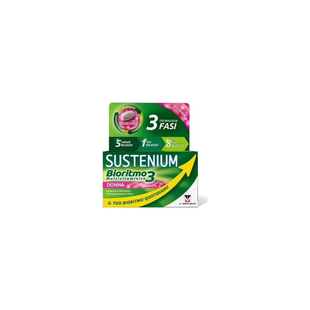 MENARINI Sustenium Biorhythm 3 Πολυβιταμίνη για Γυναίκες 30 Δισκία