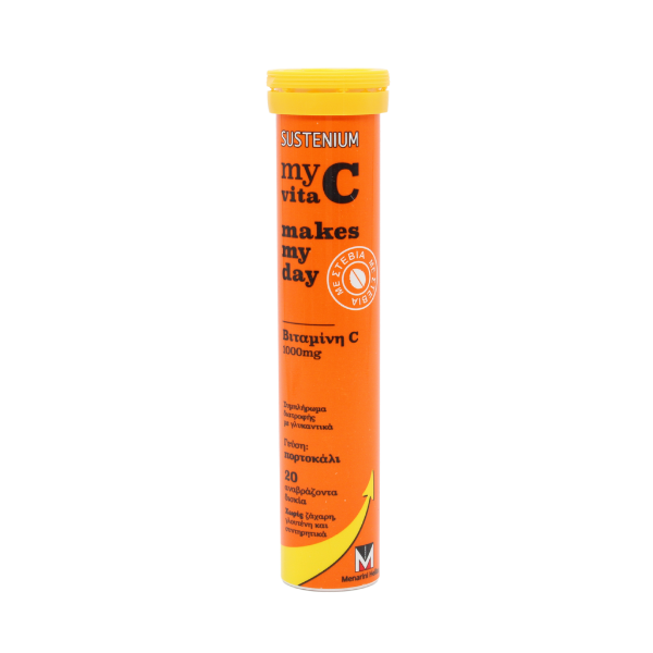 MENARINI Sustenium My Vita C Makes My Day Vitamin C 1000 mg Γεύση Πορτοκάλι 20 eff tabs