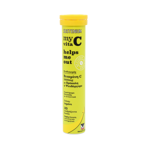 MENARINI Sustenium My Vita C Helps Out Vitamin C 1000 mg Γεύση Λεμονιού 20 eff tabs