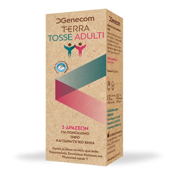 GENECOM Terra Tosse Adulti Σιρόπι Ενηλίκων για τον Βήχα, 150ml