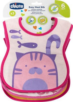 CHICCO Easy Meal Bib -ΣΑΛΙΑΡΑ - 6m+ (3 τμχ)
