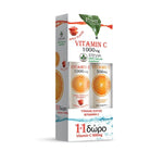 POWER HEALTH Vitamin C 1000mg Μήλο με Στέβια 24 αναβράζοντα δισκία &amp; Vitamin C 500mg Πορτοκάλι 20 αναβράζοντα δισκία
