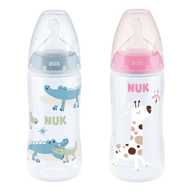NUK First Choise LATEXμπουκάλι πλαστικόμεγάλο 0-6 m