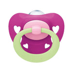 NUK Signature Night Πιπίλα Σιλικόνης που Λάμπει στο Σκοτάδι 18-36m, 1τεμ