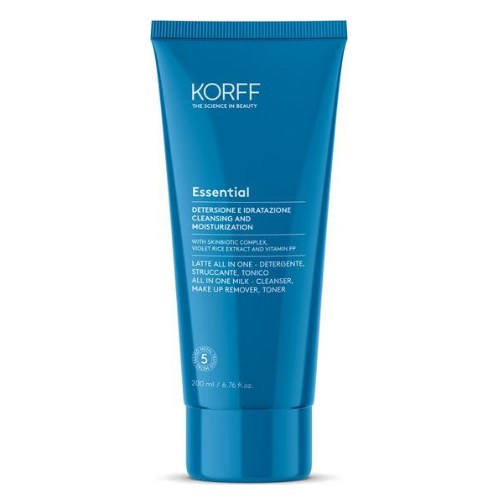 KORFFEssential All-In-One Milk Make Up Remover & Toner, (Καθαριστικό Γαλάκτωμα Προσώπου Τριπλής Δράσης) 200ml