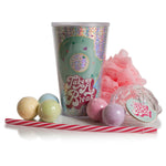 POKHARA girl power σετ μπάνιου- ποτήρι με καλαμάκι