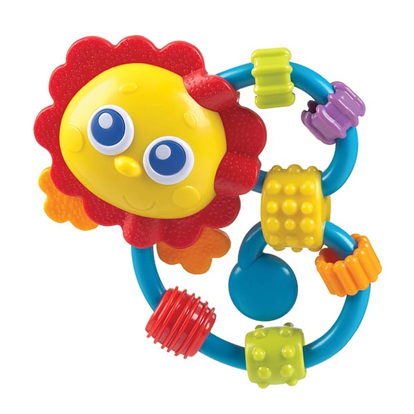 PLAYGROCurly Critters Lion Κρίκος Οδοντοφυΐας Λιοντάρι, 1τεμ