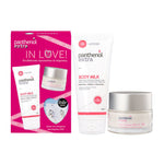 MEDISEI Panthenol Extra Promo Pack In Love! Cream Day SPF15 50ml &amp; Body Milk Ενυδατικό Γαλάκτωμα Σώματος 200ml &amp; ΔΩΡΟ Dalee Σετ Ασημένια Σκουλαρίκια (τυχαία επιλογή)