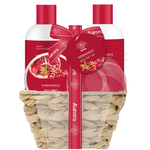 SHINE AND BEAUTY aurora σετ σε καλάθι με άρωμα ρόδι