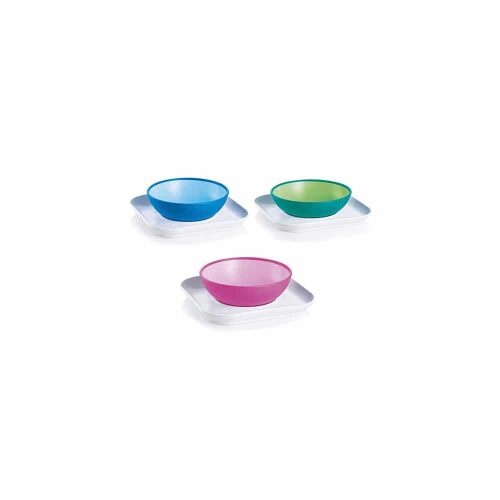 MAM BABY`S BOWL &amp; PLATE (ΜΠΩΛ &amp; ΠΙΑΤΑΚΙ) 6+ 
