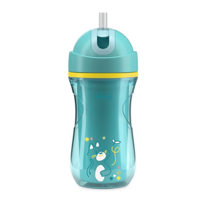 Chicco Sport Εκπαιδευτικό Ποτήρι Με Καλαμάκι Για 14+ Μηνών