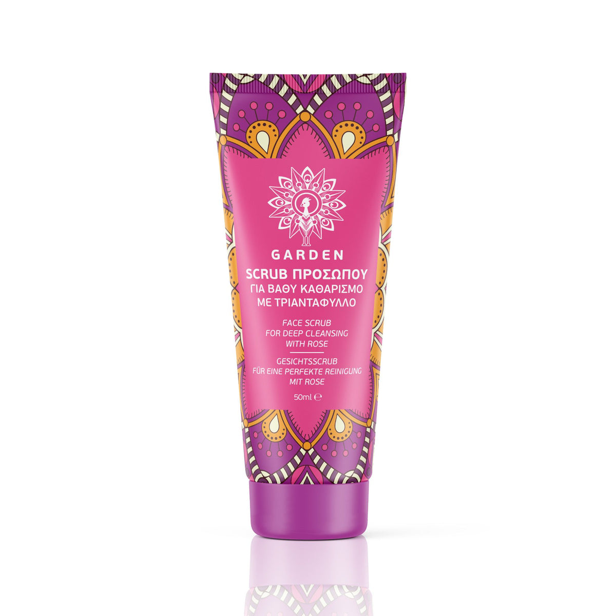 GARDEN OF PANTHENOLS Face Scrub Youthful Rose, scrub τριαντάφυλλο 50ml 