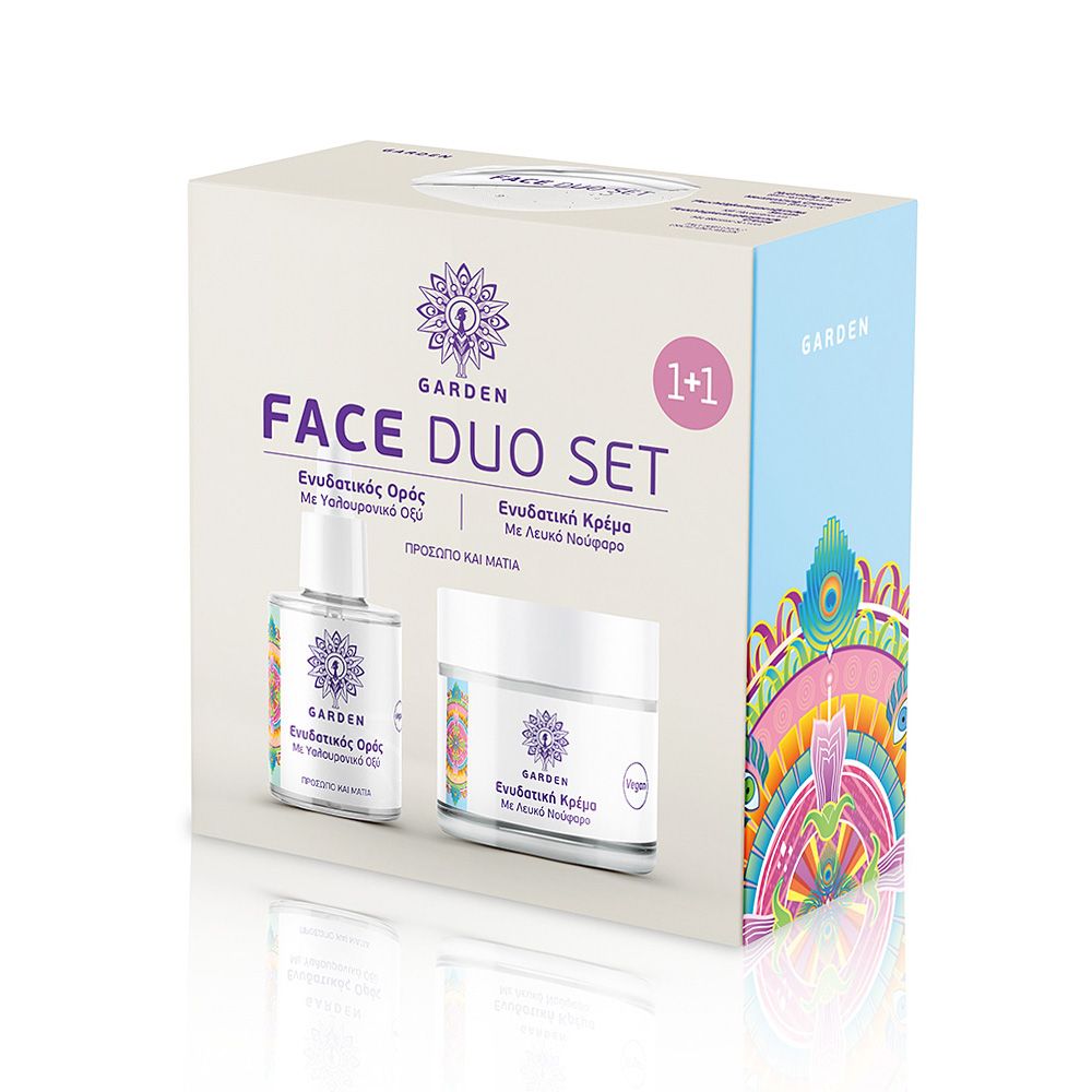 GARDEN OF PANTHENOLS Face Duo Set Hydrating Serum + Moisturizing Cream ( ορός προσώπου και ενυδατική κρέμα)