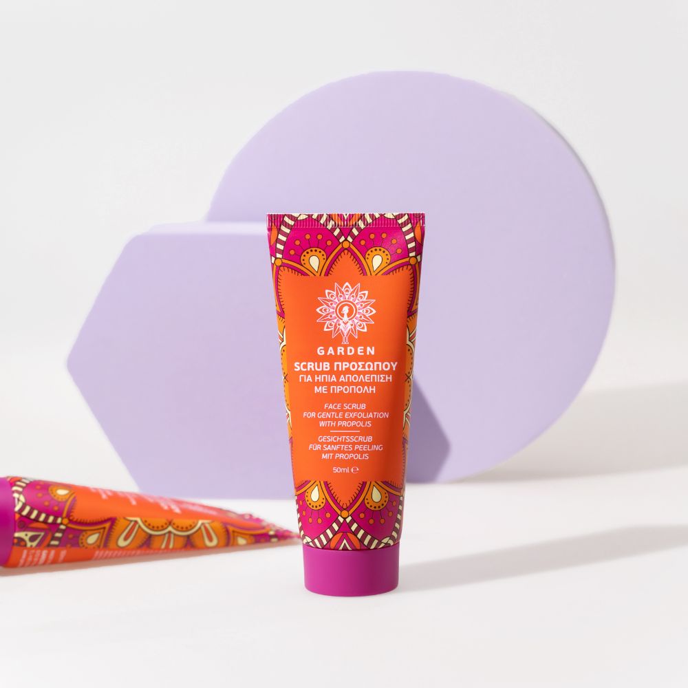 GARDEN OF PANTHENOLS Face Scrub Nourishing Propolis, scrub με πρόπολη 50ml 