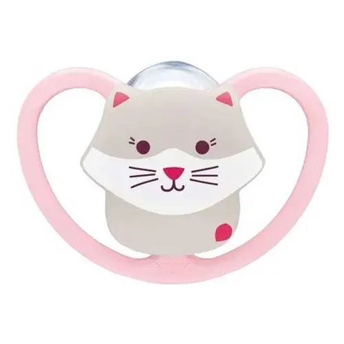 NUK Perfect Match Air Πιπίλα Σιλικόνης Pink Cat 18-36m